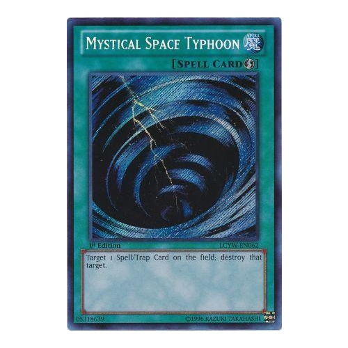 Yugioh Mystical Space Typhoon LCYWEN062 Secret Rare