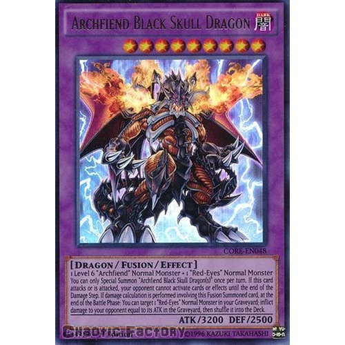 COREEN048 Archfiend Black Skull Dragon Ultra 1st Edition NM