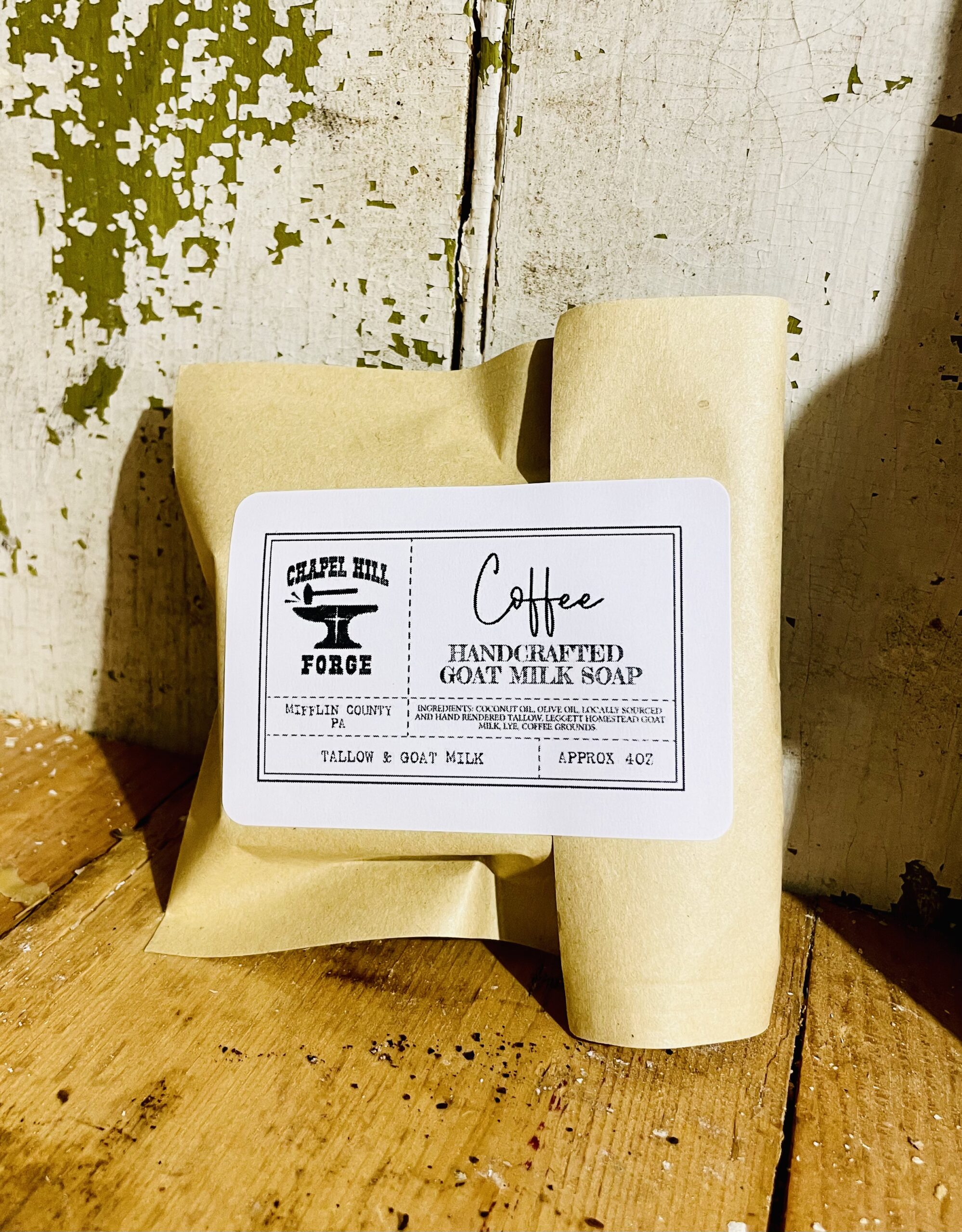 Goat Milk Tallow Soap Exfoliating Coffee Soap Chapel Hill