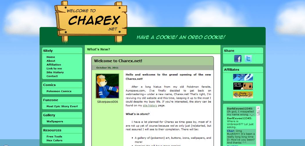 Site History Char Experience
