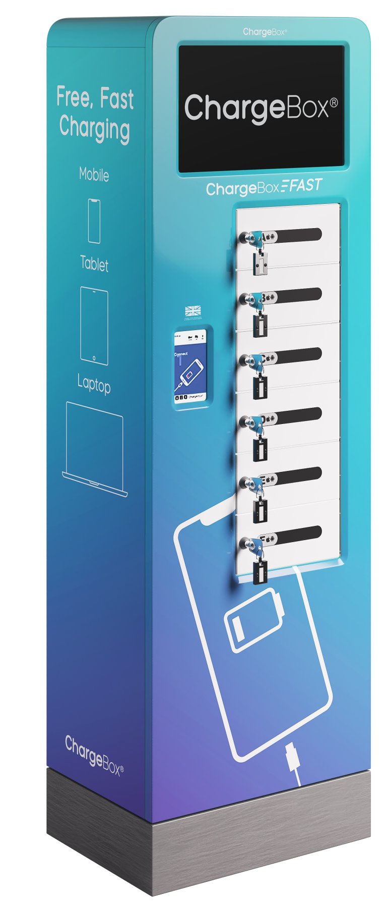 ChargeBox ChargeBox 3 mobile device charging locker system