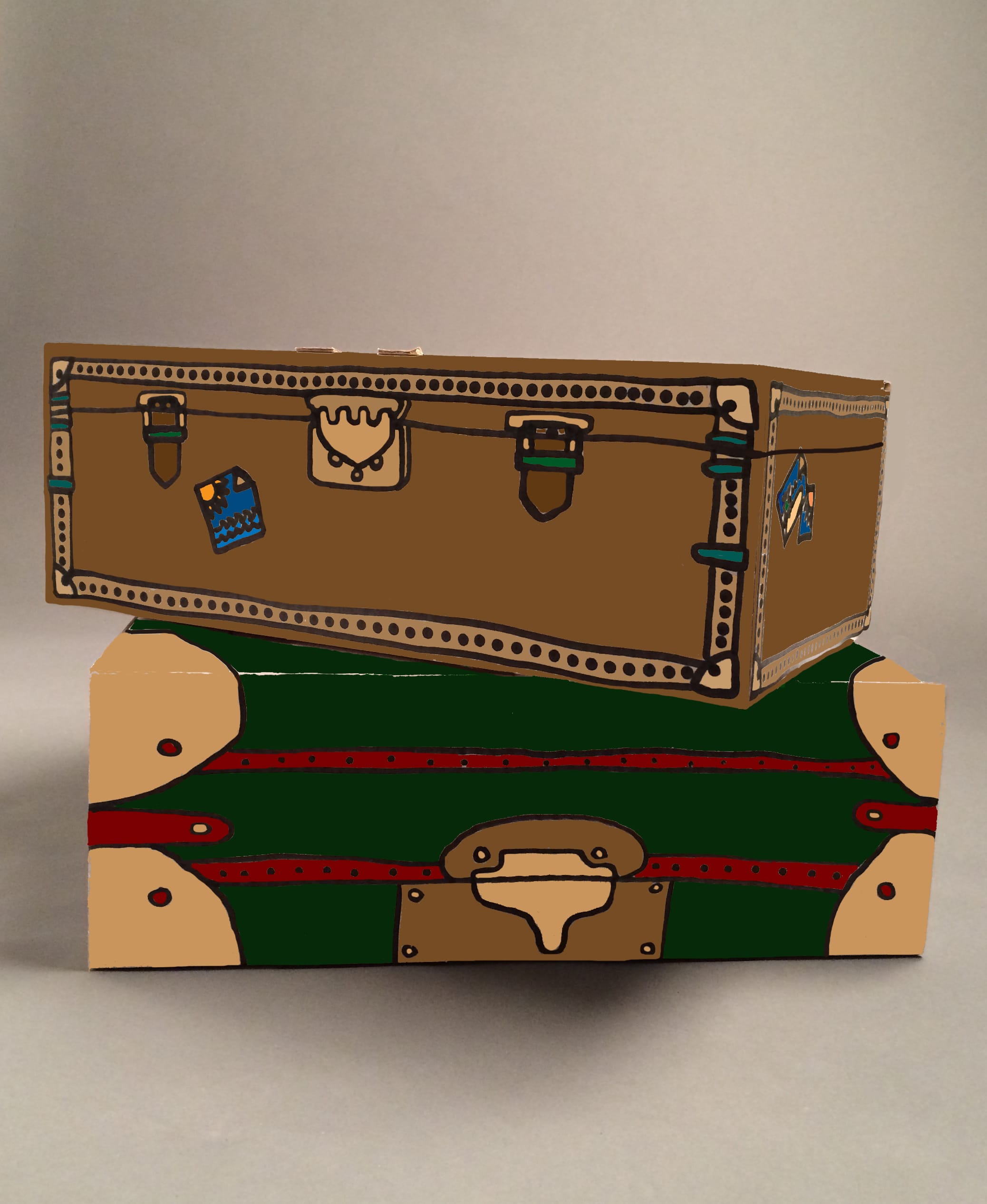 How to Make Shoe Box Suitcase Storage! Home › Blog
