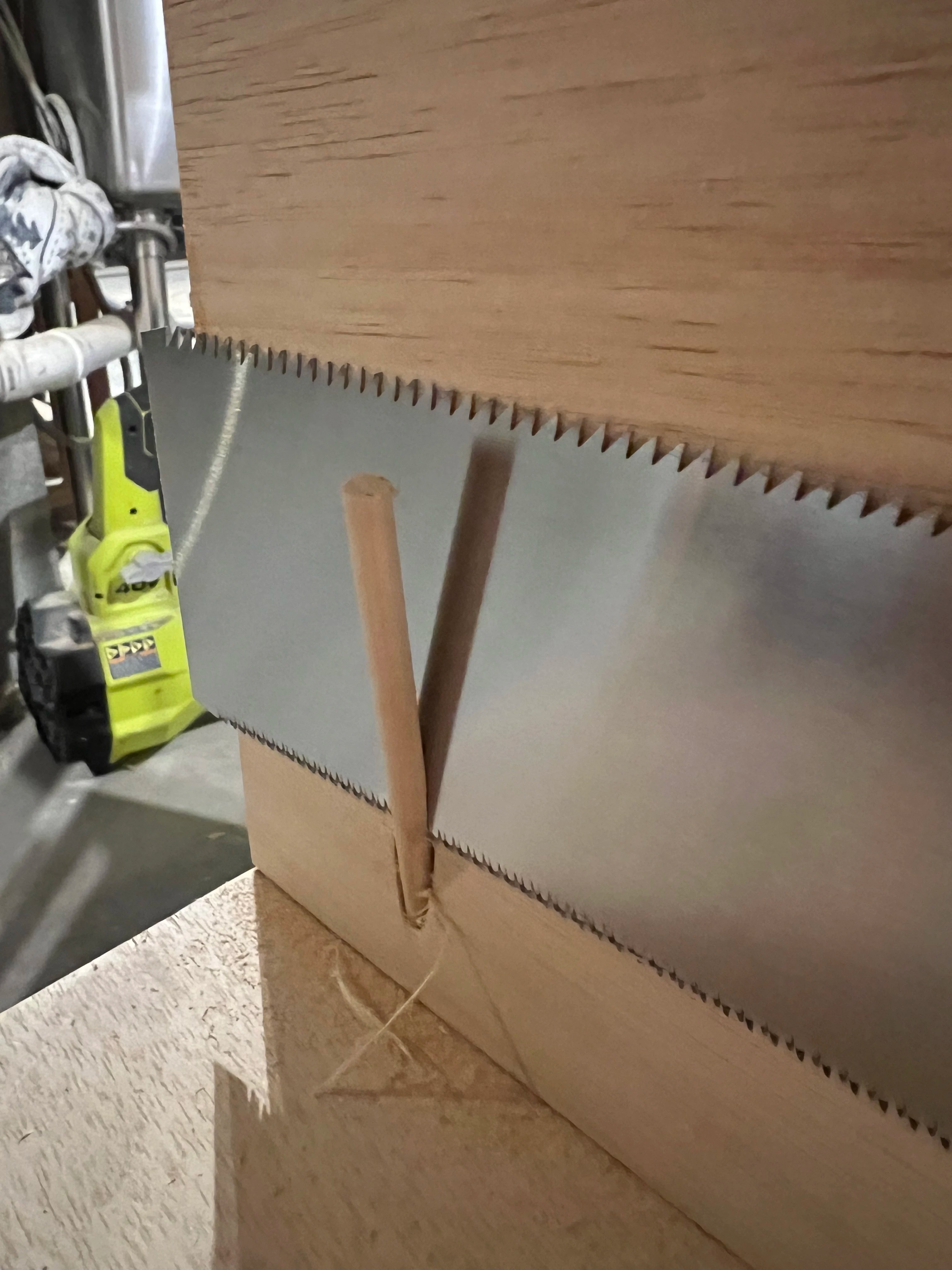 How to fill pocket holes