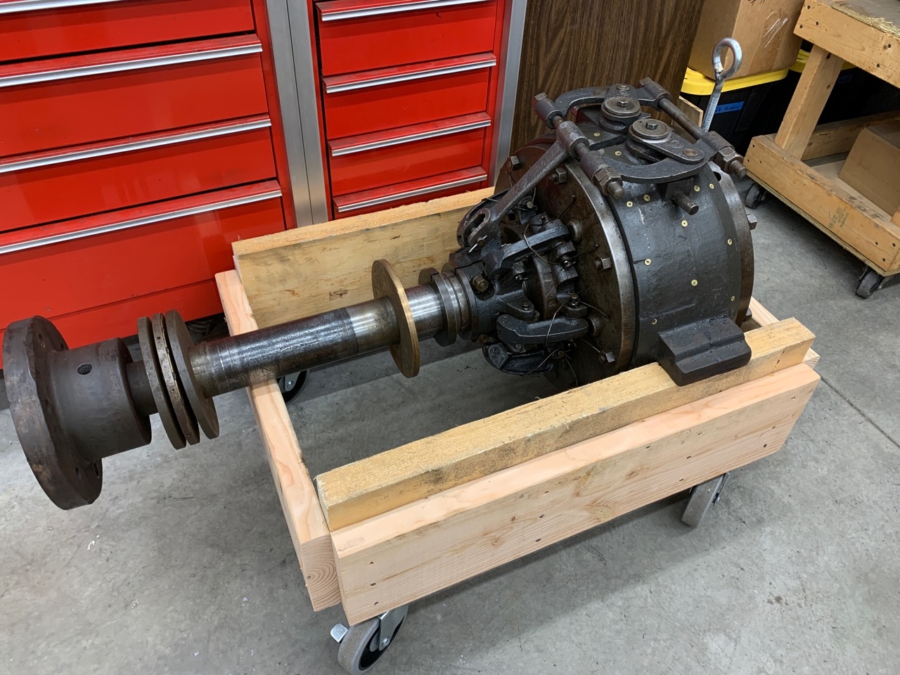 Crankshaft removal – The Restoration of Big K