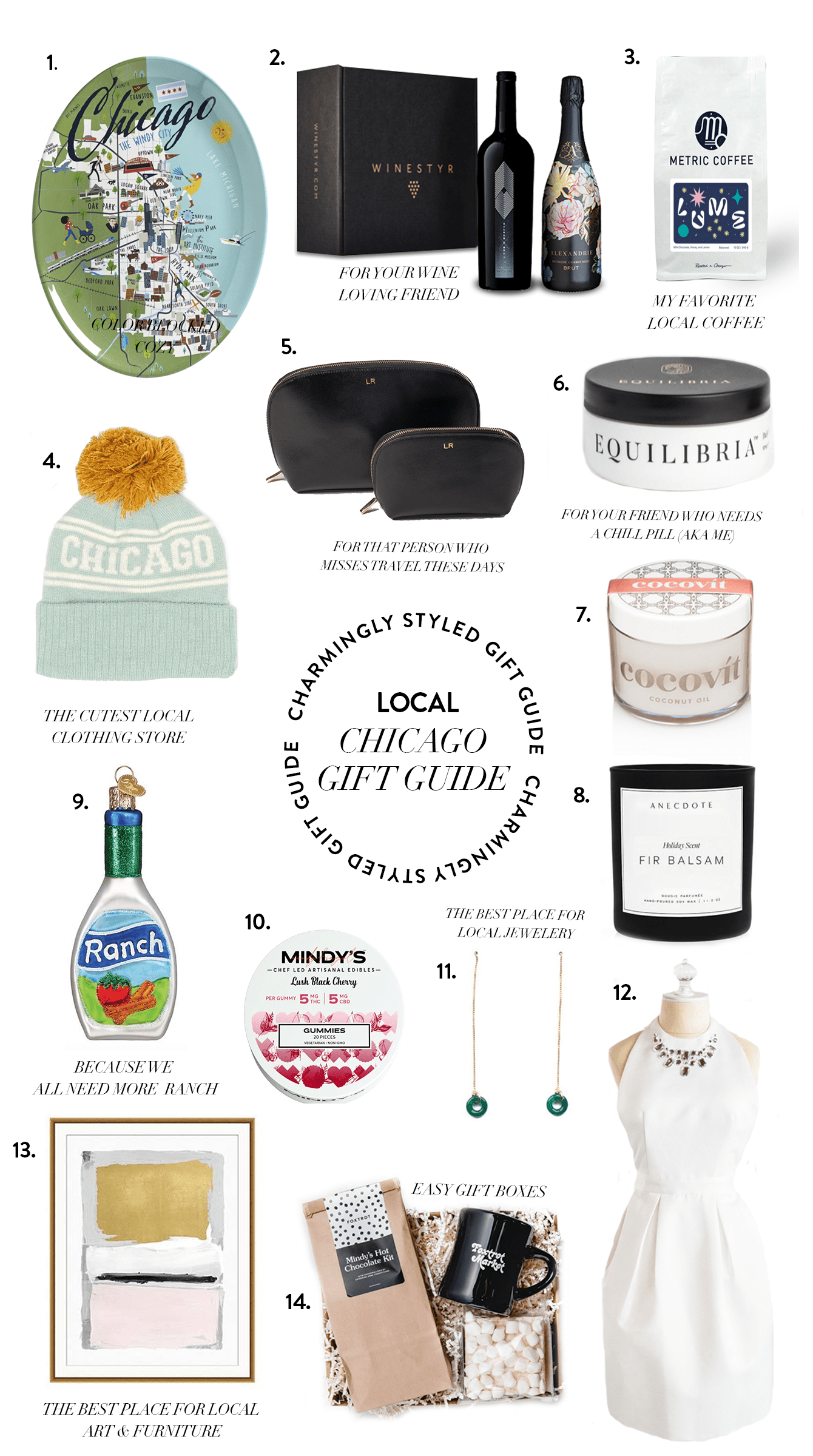 Charmingly Styled's Local Chicago holiday gift guide