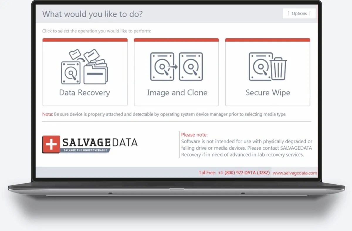 Review of SalvageData Recovery Software Chart Attack