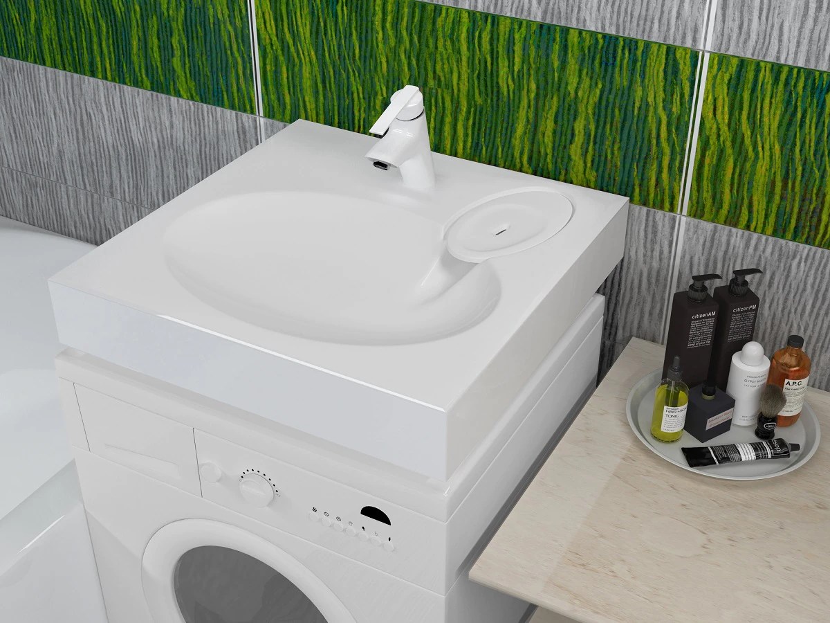 Installing a Sink Above a Washing Machine in a Limited Space The Pros