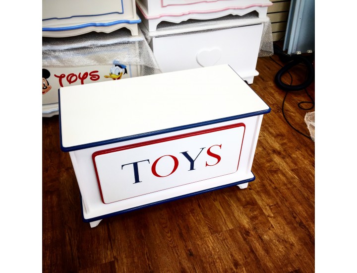 Personalised Hand Painted Toy Boxes Made to Measure