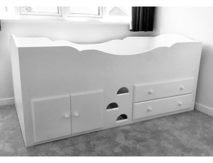 Low Cabin Beds Custom Made to Measure Low Sleeper Cabin Beds