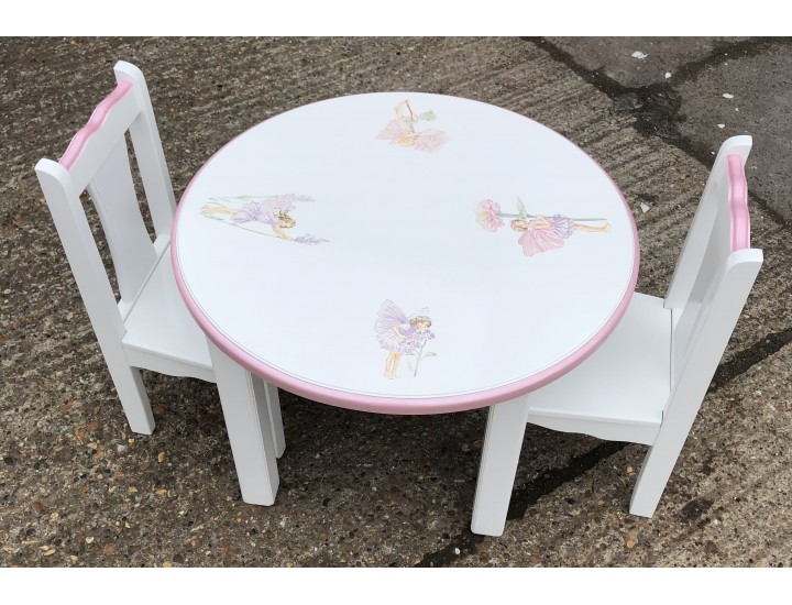Handmade Bespoke Personalised Childrens Tables and Chairs Made In Kent