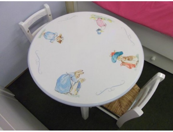 Handmade Bespoke Personalised Childrens Tables and Chairs Made In Kent