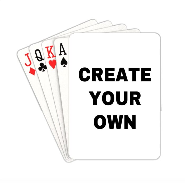 Creative Flair Designing Your Own Deck of Cards Chart Attack
