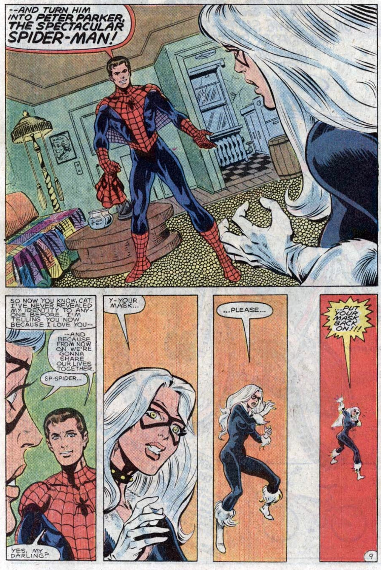 Black Cat Flashback The SpiderMan/Black Cat Romance