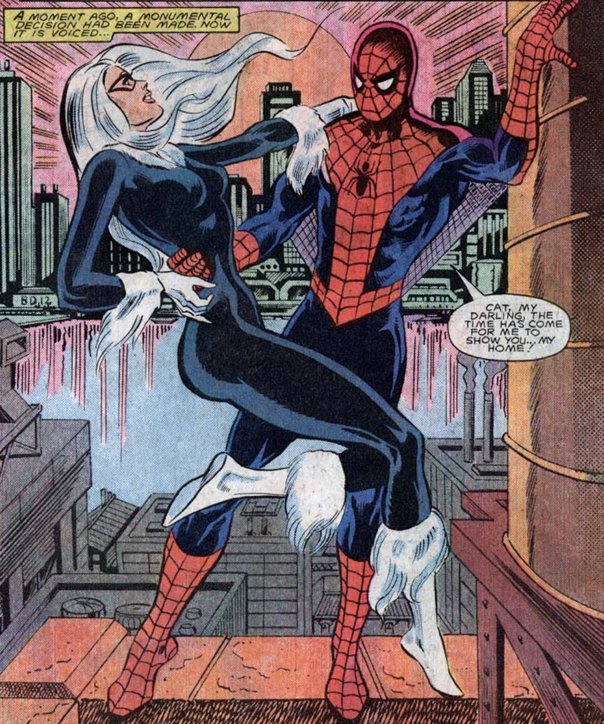 Black Cat Flashback The SpiderMan/Black Cat Romance