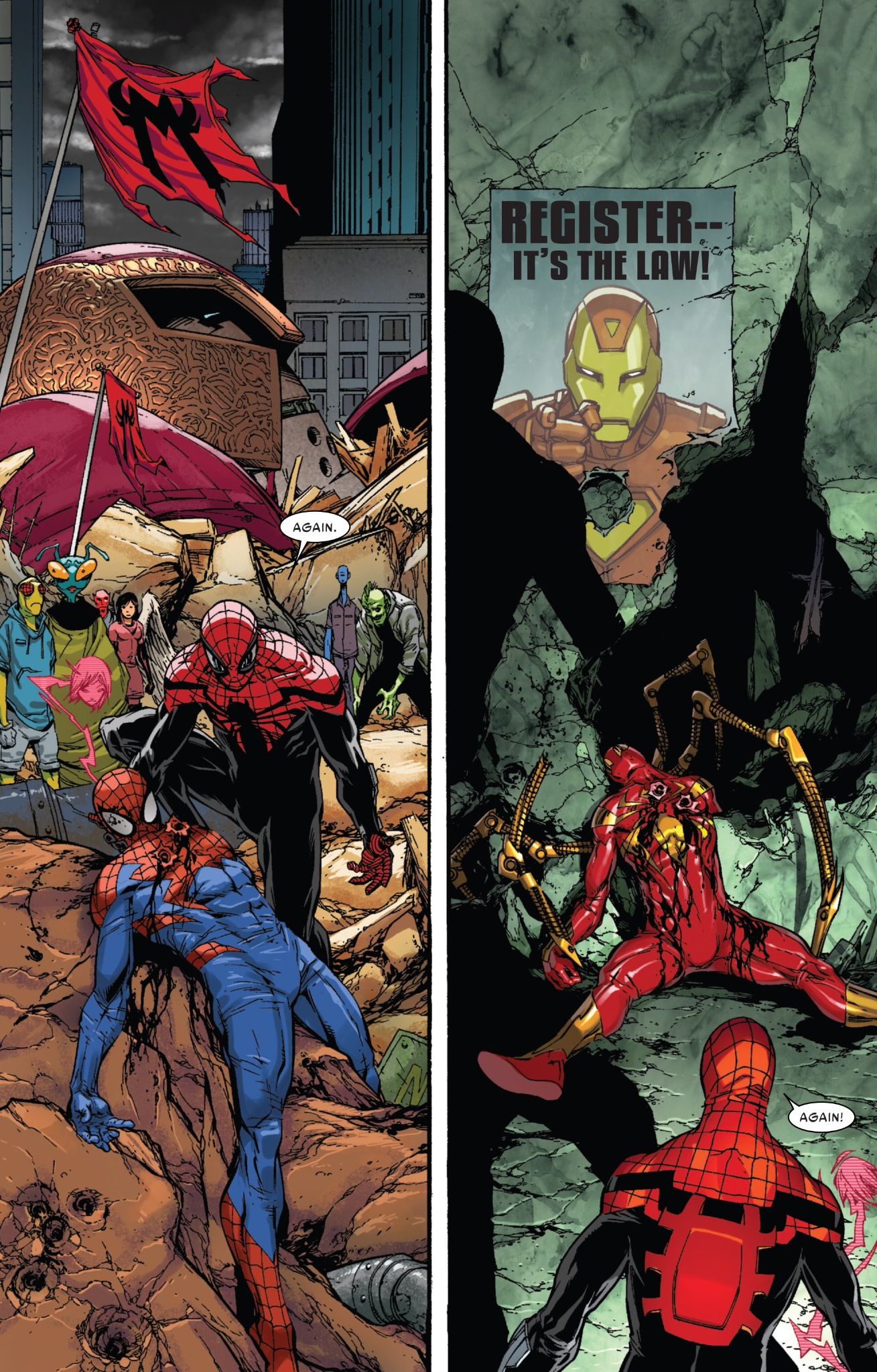 Marvel SpiderVerse Casualties (So far) The Marvel/DC CoFan Club