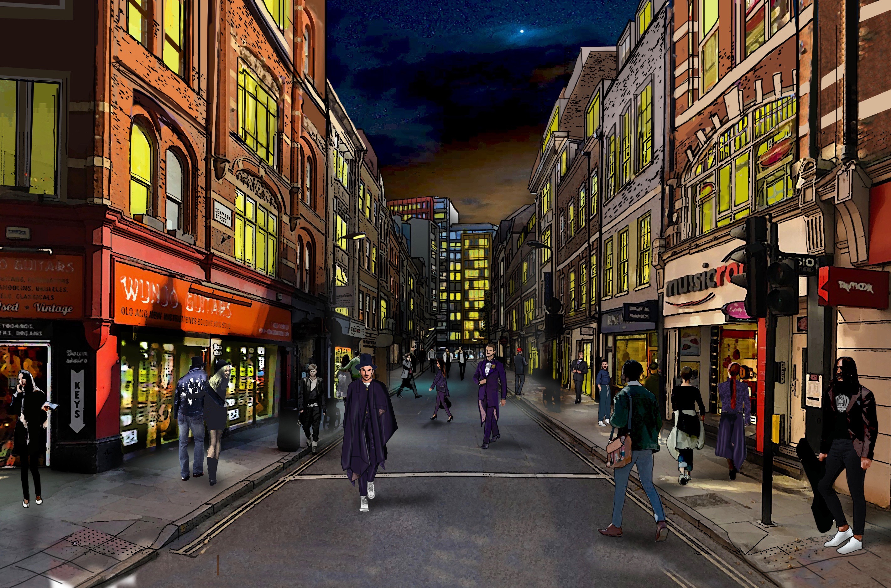 Neighbourhood Denmark Street London Chateau Denmark