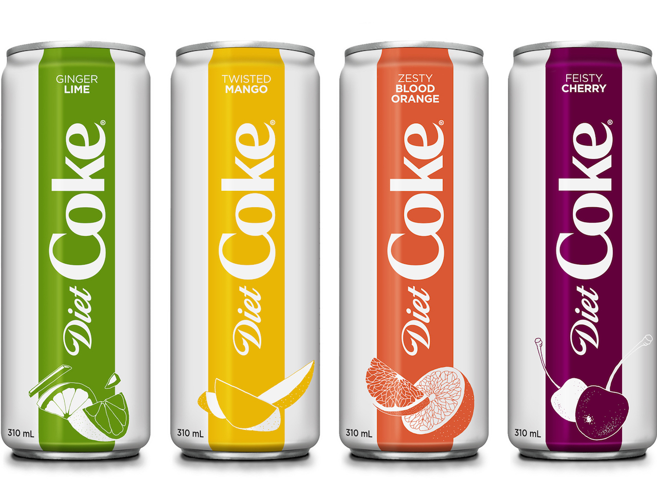 4 New Diet Coke Flavours (Zesty Blood Orange?!) Are Coming To Canada
