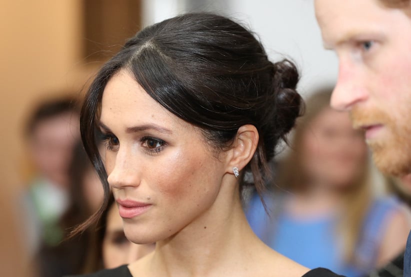 Meghan Markle Rocked A Messy Bun For Her Wedding Chatelaine