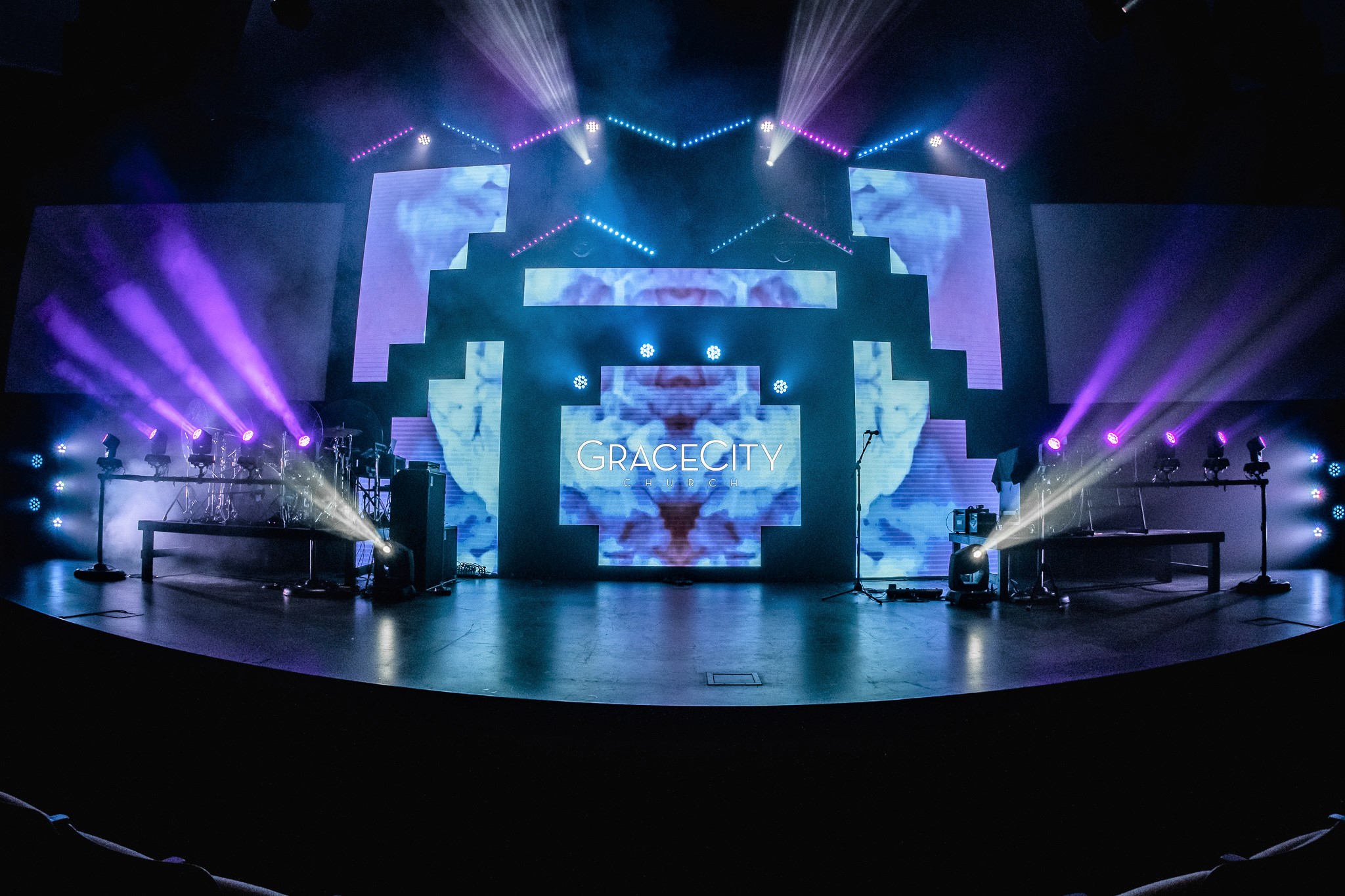 Grace City Church Gets Concert Looks With CHAUVET Professional