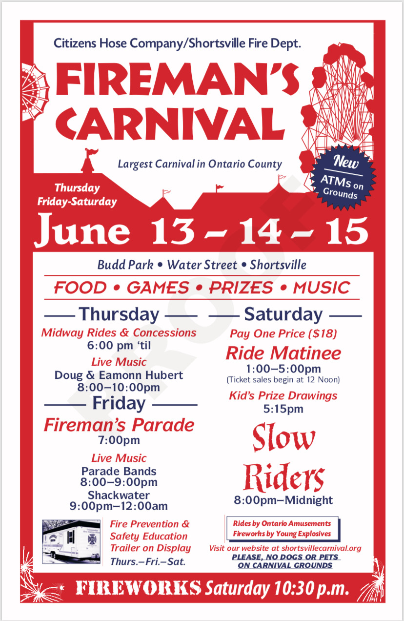 Official Homepage of the Citizens Hose Company and Shortsville Fire