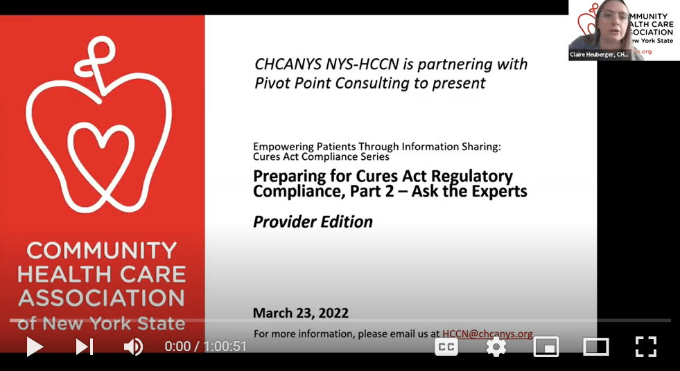 Digital Library Community Health Care Association of New York State