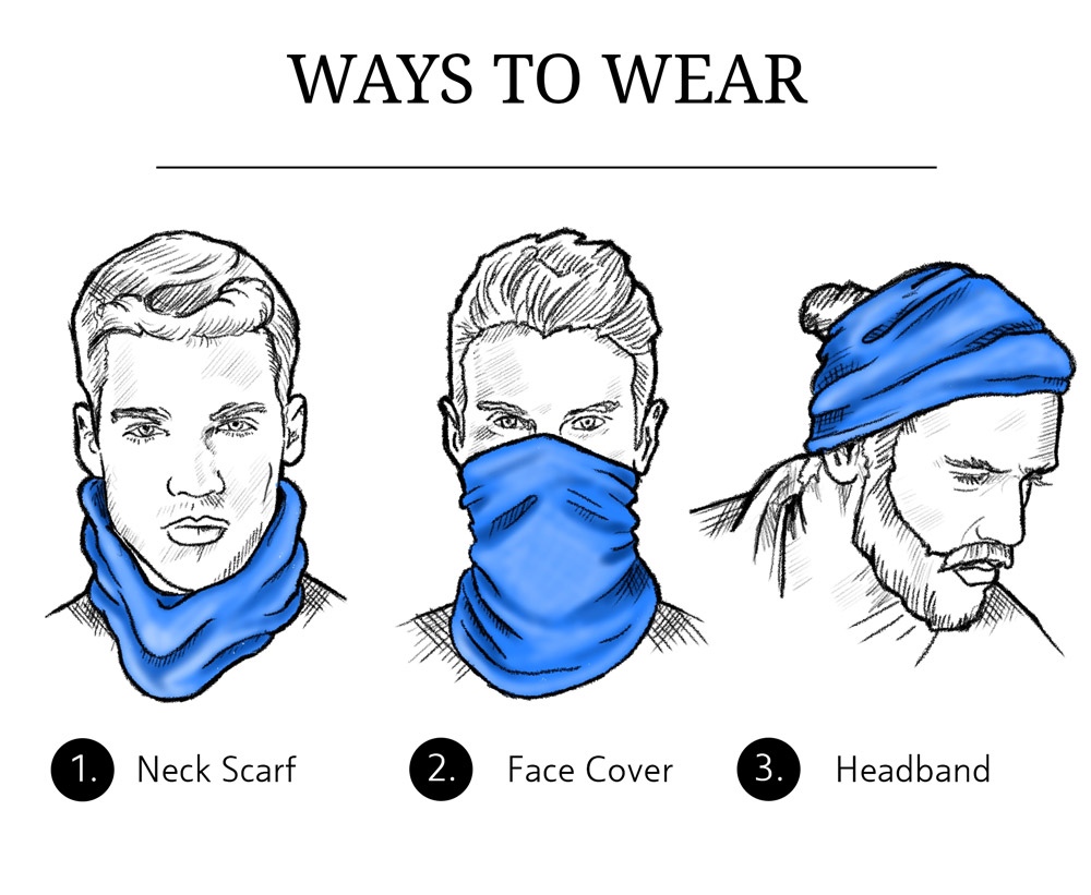 Dark Gray Gaiter Neck Gaiter in Dark Gray