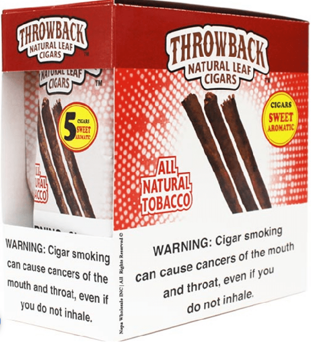 Throwback Sweet Aromatic Natural Leaf Cigar10860004671609