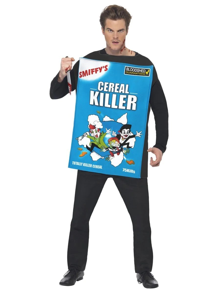 Cereal Killer Men's Halloween Fancy Dress Costume