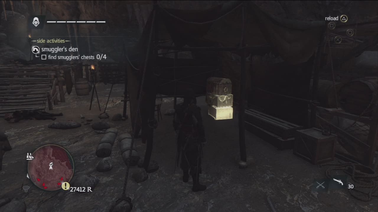 Assassin's Creed IV Black Flag Guide/Walkthrough Petite Caverne