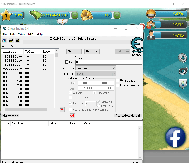 Cheat Engine :: View topic - I can't change a value