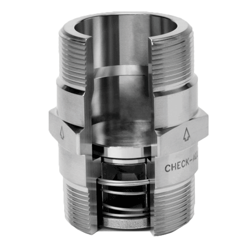Male Threaded Check Valve for MNPT pipe connections CheckAll Valve