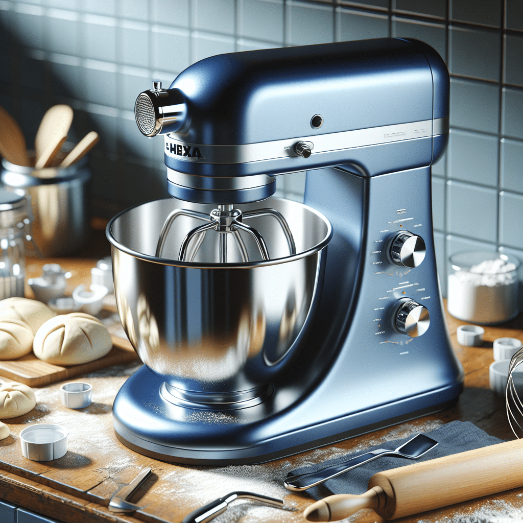 Baking Bliss Ankarsrum Original 6230 Royal Blue and Stainless Steel 7