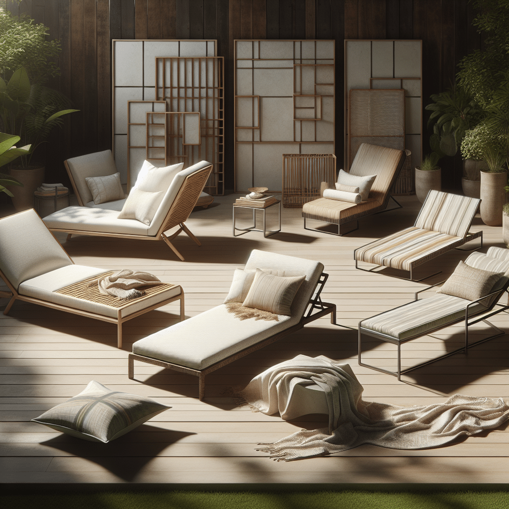 EcoFriendly Chaise Lounges Choices