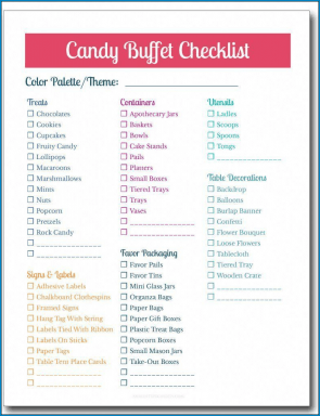 √ Free Printable Quinceanera Checklist Template | Checklist Templates