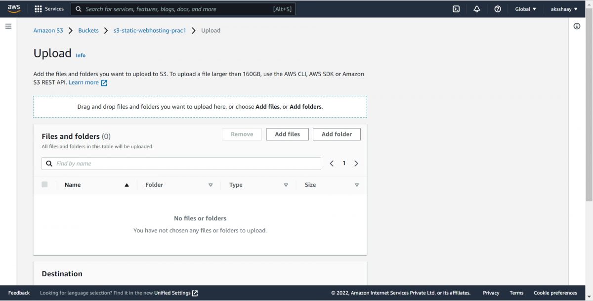 Hosting static website using S3 bucket and Route53