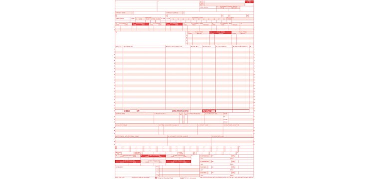 Ub 04 Claim Form Printable - Printable Forms Free Online