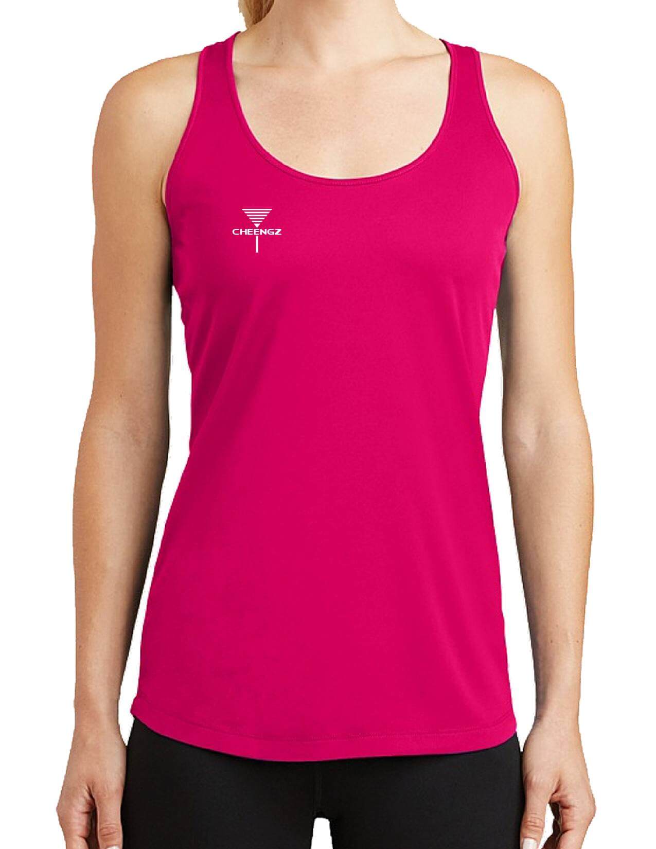 LST356PR CHEENGZ Ladies Racerback Tank Top Disc Golf Apparel for Women