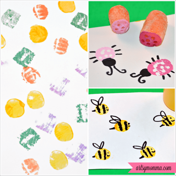 Cool Vegetable Or Fruit Stamping Tutorials For Kids