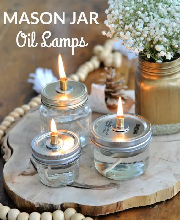 15 Amazing DIY Oil Lamp Ideas