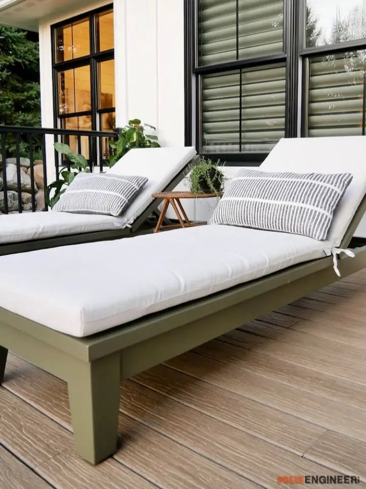 15 Free DIY Chaise Lounge Plans