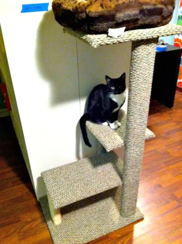 20 Fun and Free Homemade DIY Cat Tree Plans