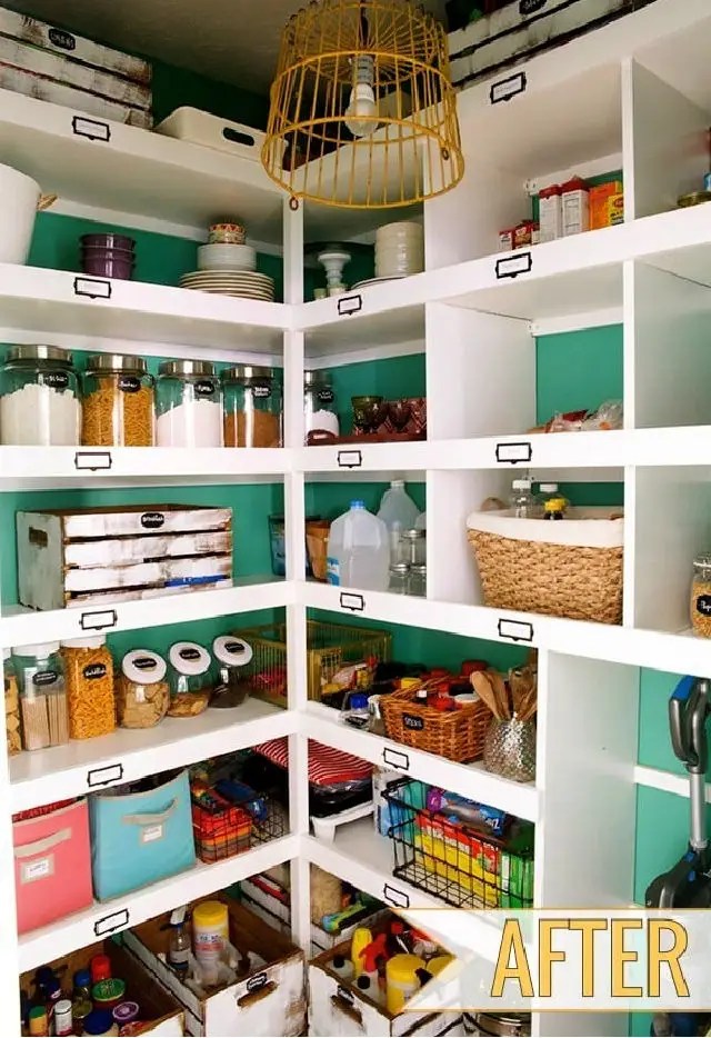 25 DIY Pantry Shelves to Construct Yourself