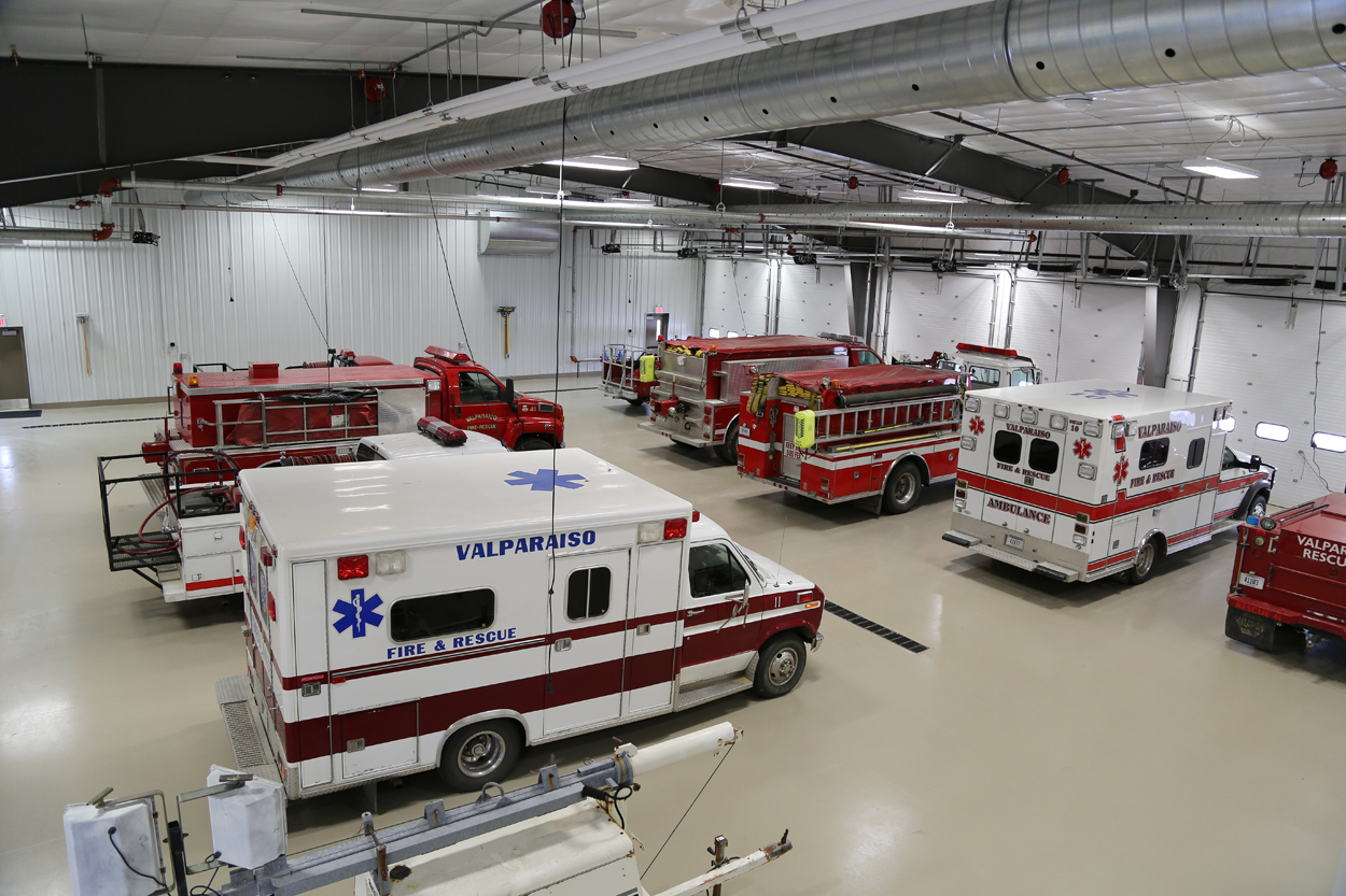 Valparaiso Fire Station Cheever Construction General Contractor