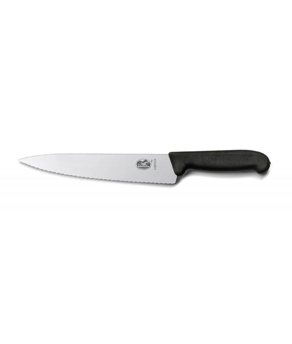 Cooks Knife Serrated 22cm by Victorinox