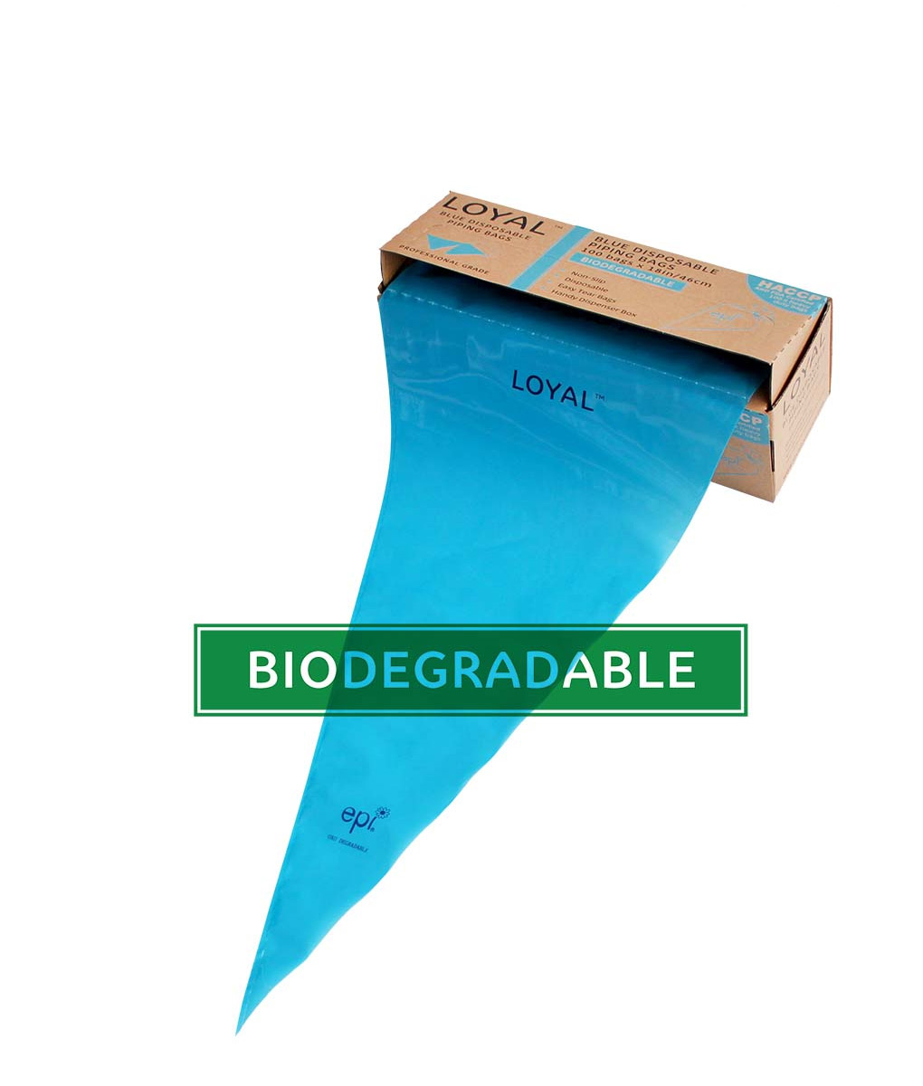 Piping Bags Box of 100 Blue Biodegradable