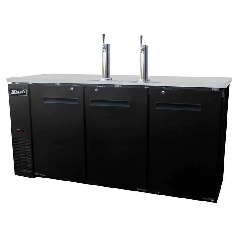 Migali CDD723HC, Commercial 72" Direct Draw Cooler Beer Dispenser