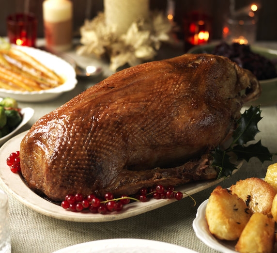 Roast Goose with Chestnut Stuffing Jacques Haeringer