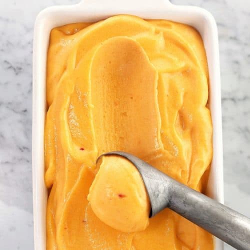 The Best Peach Sorbet Without Ice Cream Maker · Chef Not Required...