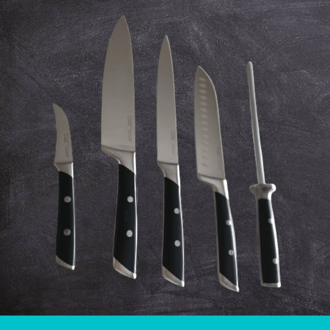 5piece Essential Kitchen Knife Set Chefs Delight