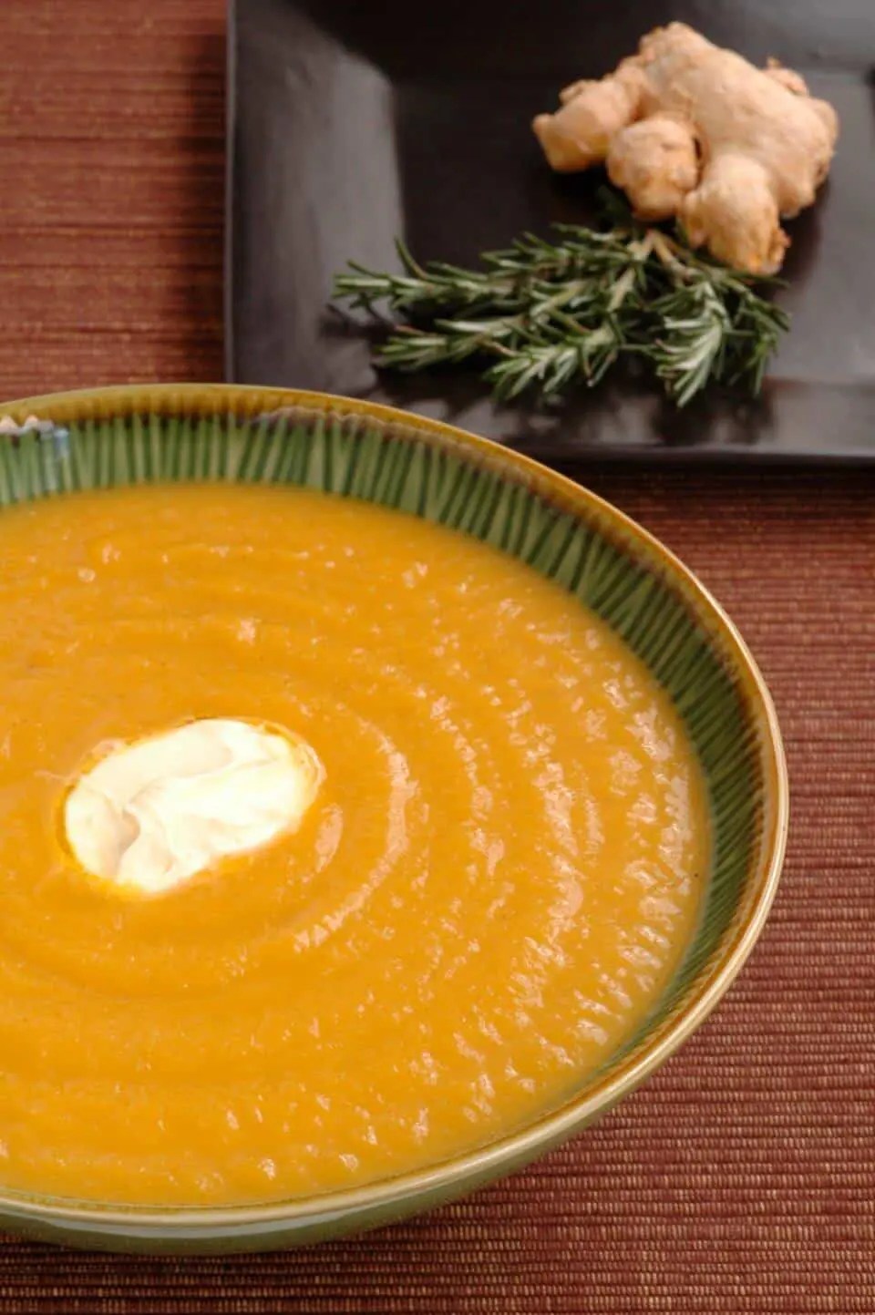 BUTTERNUT PUMPKIN, ROSEMARY AND GINGER SOUP Chef's Pencil
